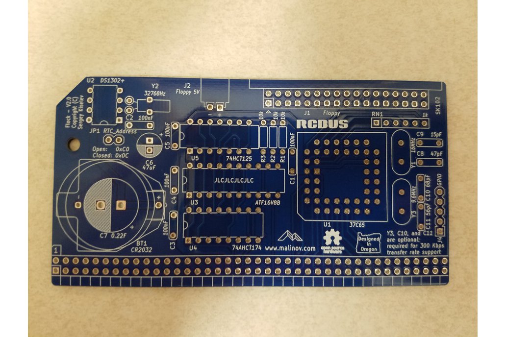 Flock V2 Floppy Card, RC2014 Bus, DIY Project 1