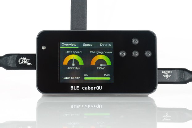 BLE caberQU: a digital USB-C to USB-C cable tester