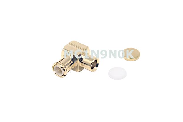MCX Plug Right Angle Connector Crimp MC1N9N0K-4pcs