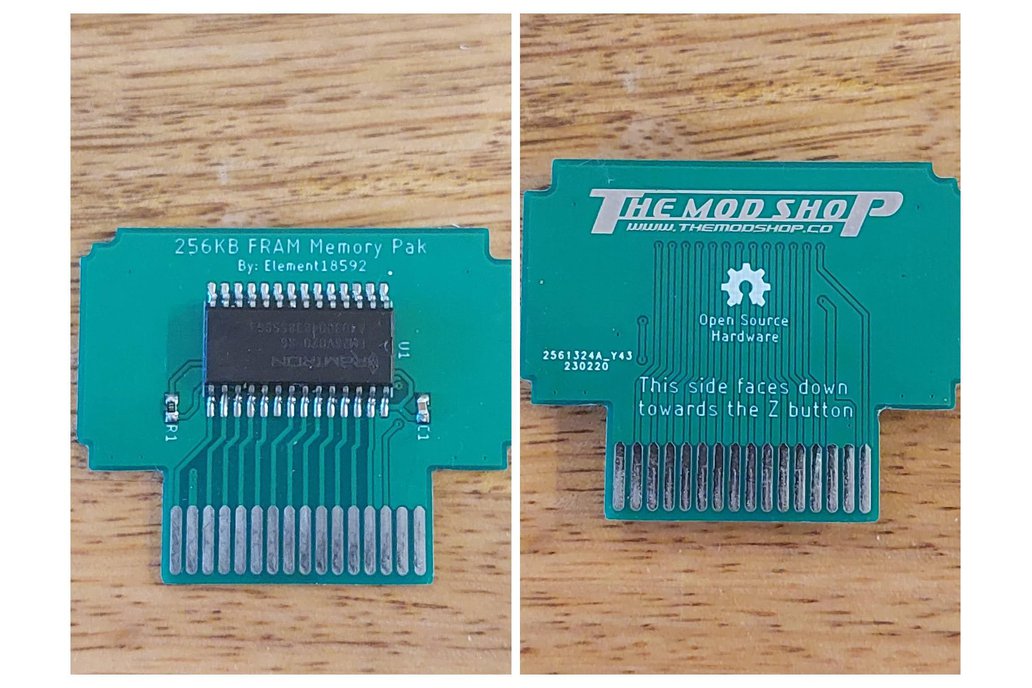 N64 FRAM Memory Upgrade 1