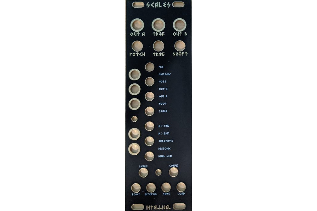 Black Panel for Intellijel Scales 1