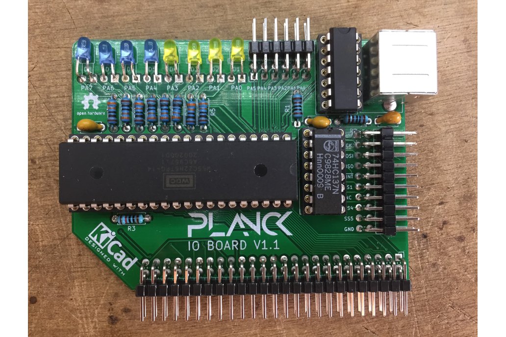 Planck 6502 I/O board 1