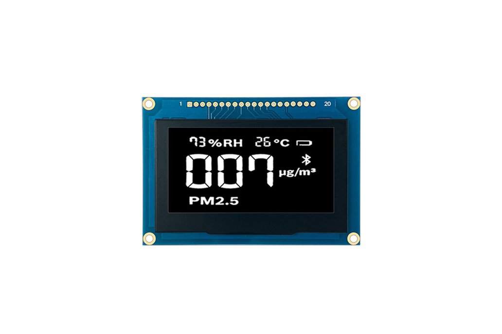 2.7 inch 128x64 OLED Display Module Yellow or Blue 1