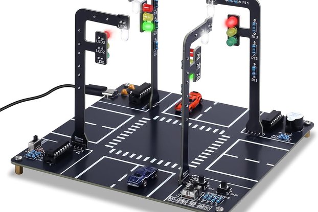 Traffic Light Simulator Kit - Soldering Project