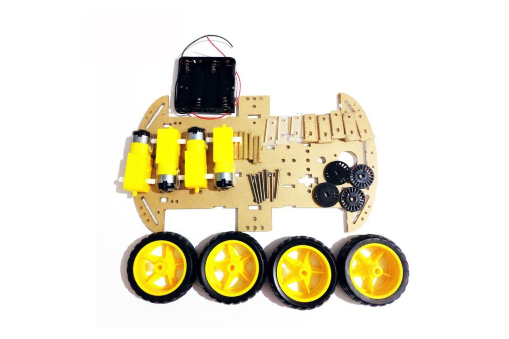 4WD Multipurpose Robot Body - DIY Chasis Robot Car 1