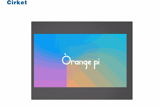 Orange Pie 7-inch screen