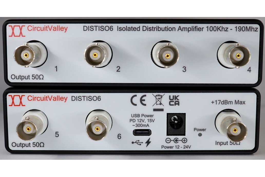 Isolated Distribution Amplifier 6 Output 1