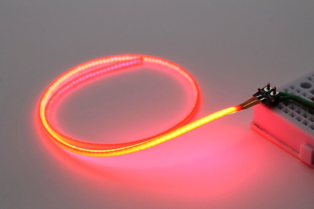 Flexible 30cm LED Neon-Like Glow Strip (Red) V2 1
