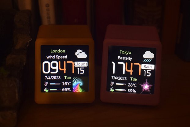 Multi-Function Information Display Temperature Hum