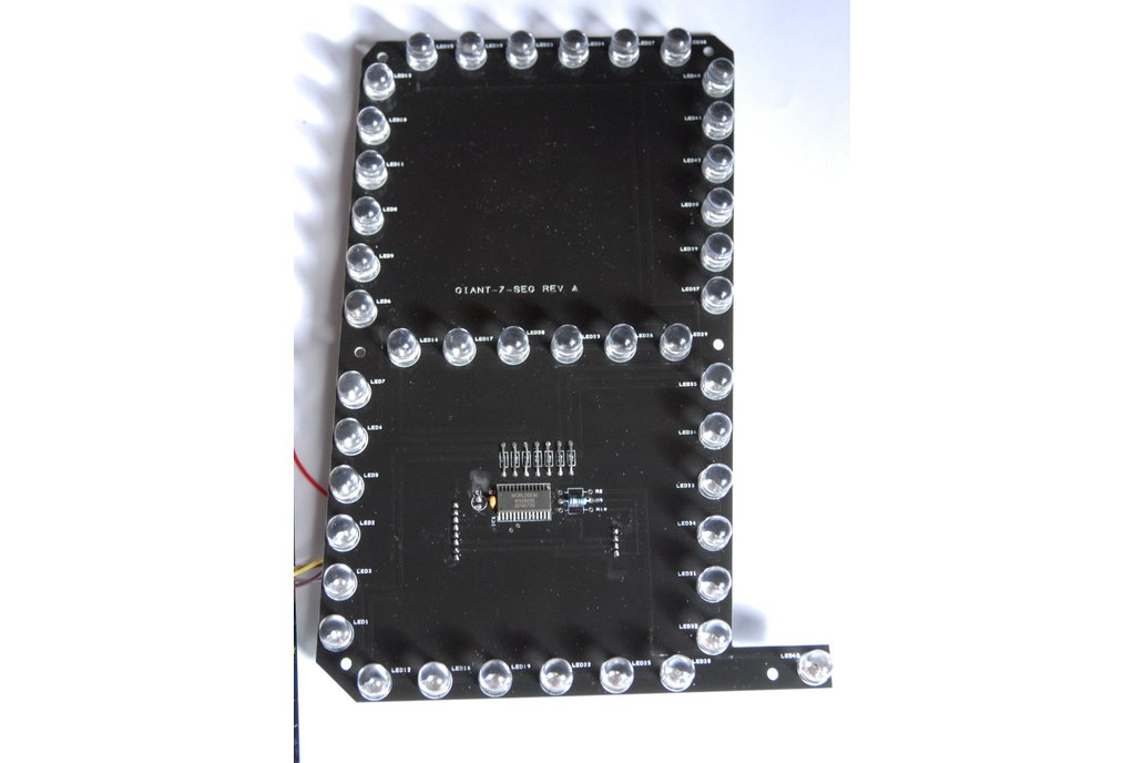 Arduino 9" high character 7 Segment LED Kit 1