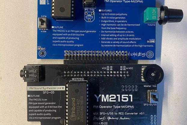 MSX Modular OPM Cartridge - Simplified  SFG-01/05