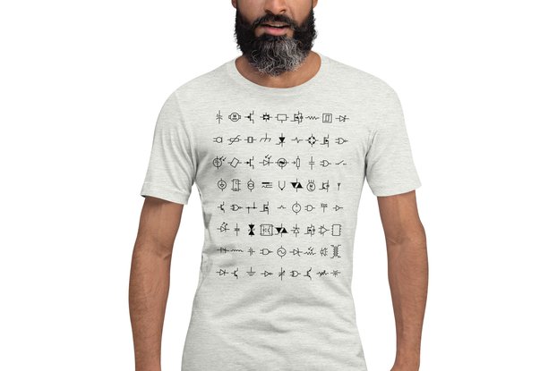 Schematic Symbols Short-Sleeve Unisex T-Shirt