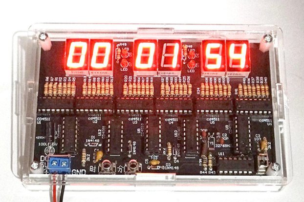 6 Digits DIY Clock Kit Auto Display Time