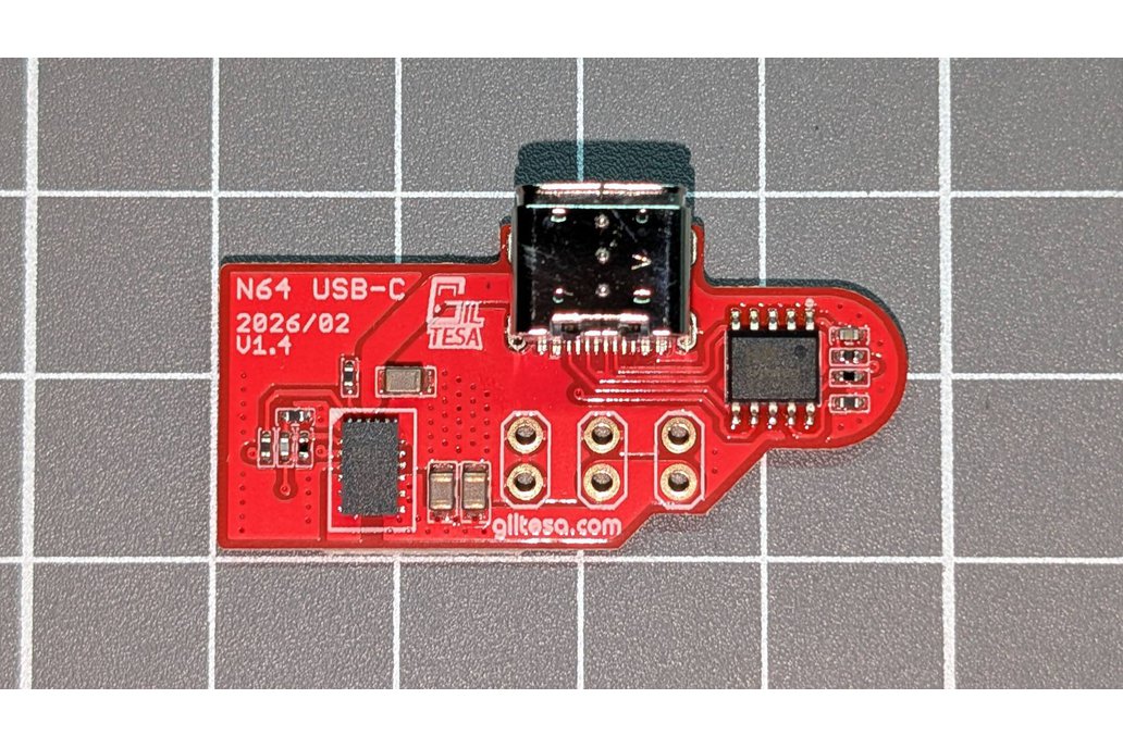 Nintendo 64: Power Board USB-C Kit 1