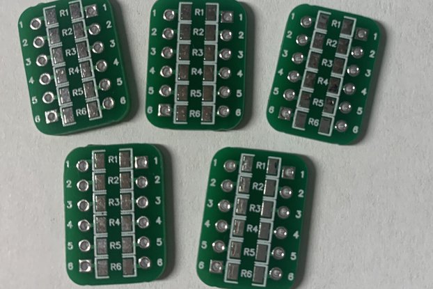 SMD 1206 Resistor/Capacitor Breakout Board