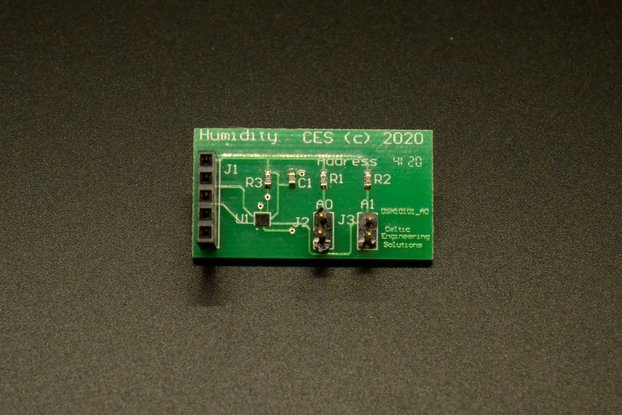 I2C Humidity board (With Arduino Code!)