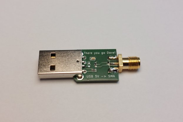 USB 5V to SMA dongle
