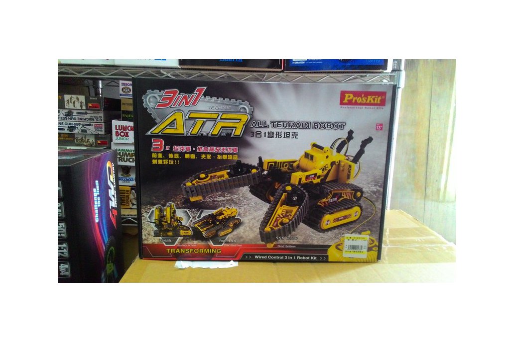 All Terrain 3-in-1 REMOTE CONTROL RC Robot Kit 1