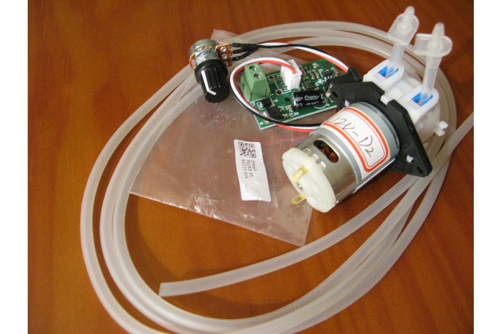 12V Dosing adjustable Peristaltic pump +controller 1