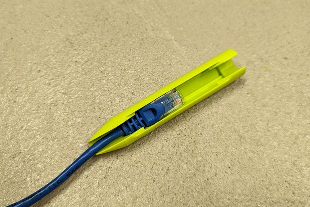 Snag-free Ethernet cable puller