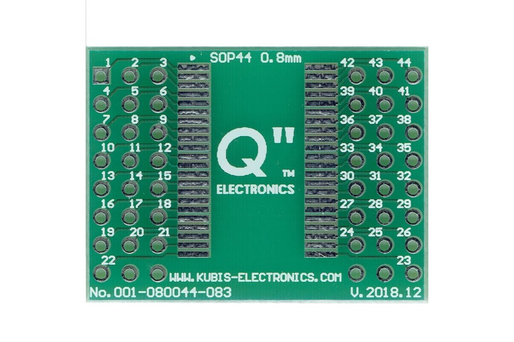 SOP44, TSOP44, SO44 0.80mm(0.032") to 2 x IDC3x8 1