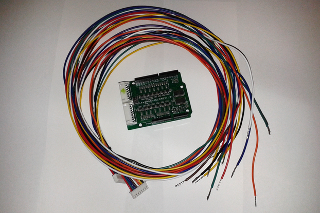 14s Battery Monitor for Arduino, with cable set.