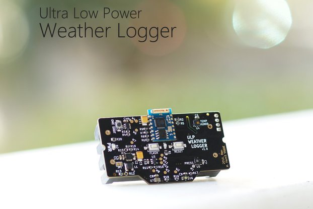 ULP Weather Logger with ESP8266 (WiFi, IoT)