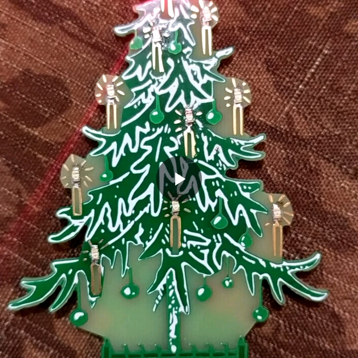 Led Christmas Tree Ornament From Makerjoshua On Tindie