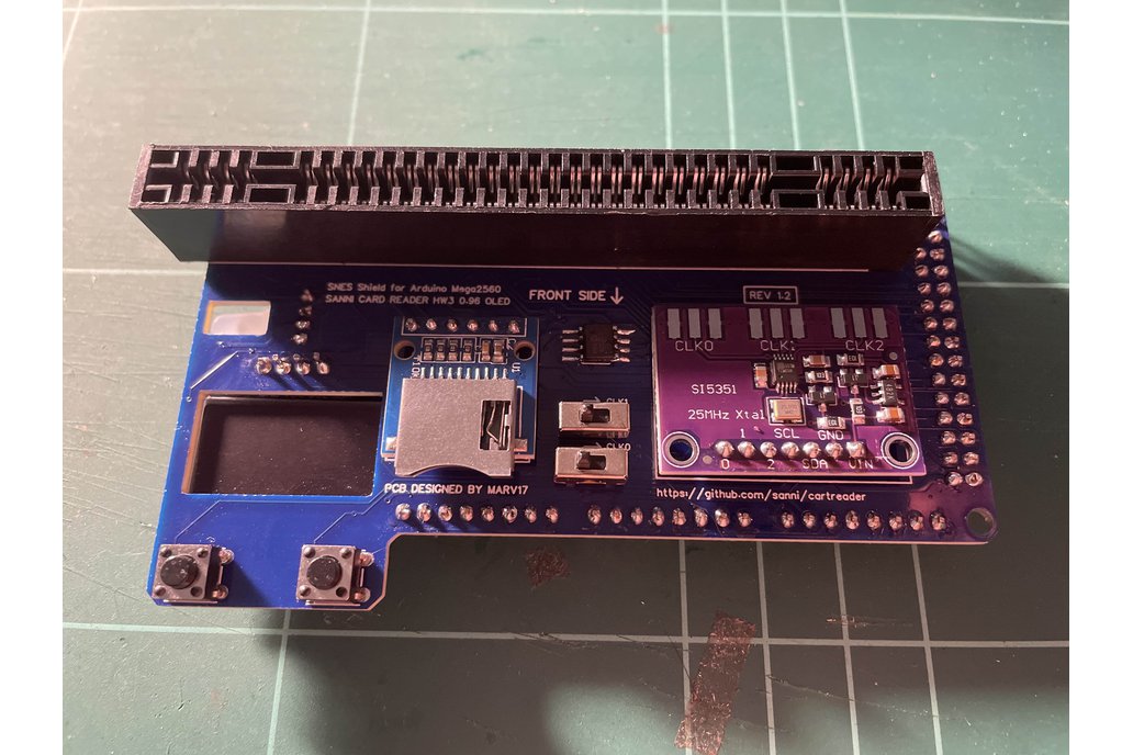 SNES Shield for Atmega 2560 development board 1