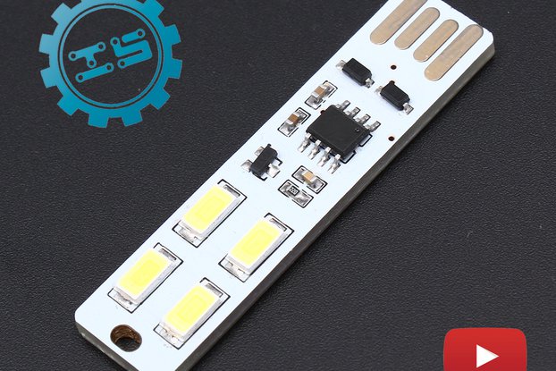 USB Touch Control Dimmer Lamp LED Light (3856)
