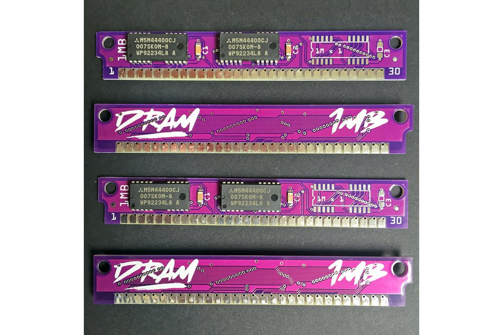 PurpleRAM 4MB (1MB x 4) 30-pin DRAM SIMM kit 1