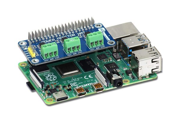 3 Channel Power Monitoring HAT for Raspberry Pi