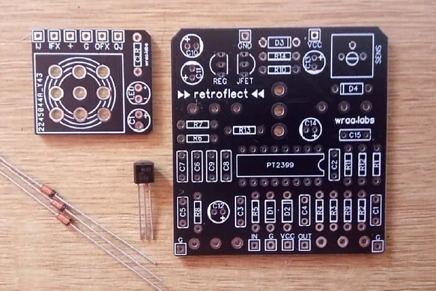 Retroflect - Lofi tape sim pedal - DIY Kit
