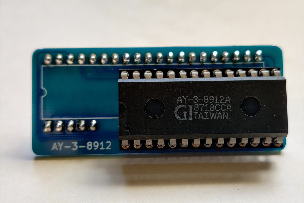 Adapter PCB for AY-3-8912 sound chip to AY-3-8910 1