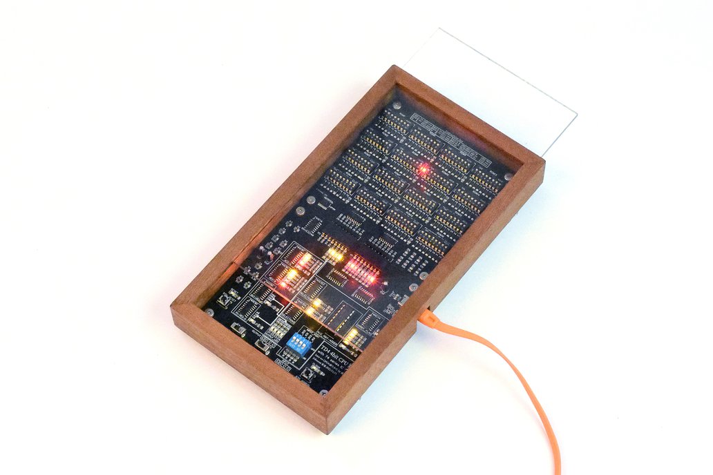 4Bit TD4 CPU Self-made 74 Series Chip CPU 1