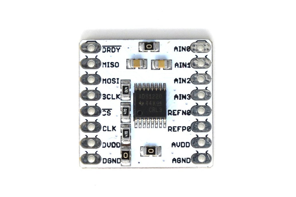 ADS1220 24-bit, 4-channel Low noise breakout board 1