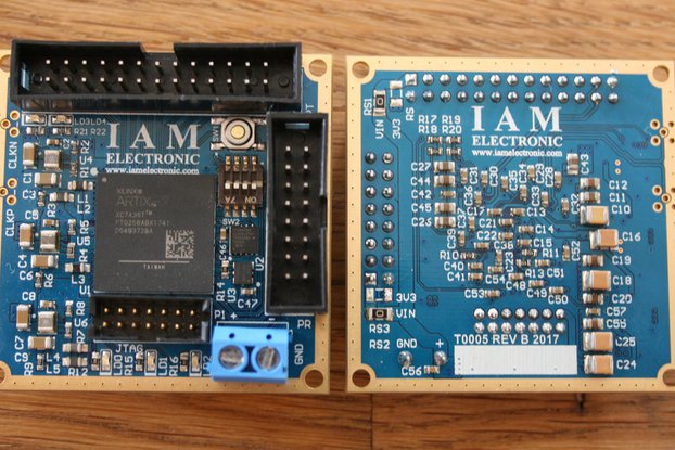 Tiny 5x5cm² FPGA board with Xilinx Artix-7