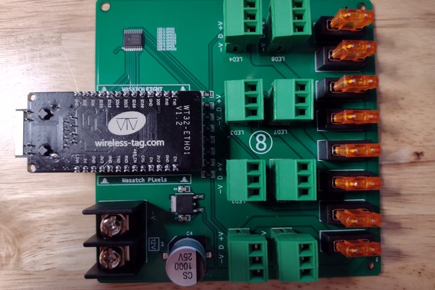 Full Eight Port LED Controller with Power Distro
