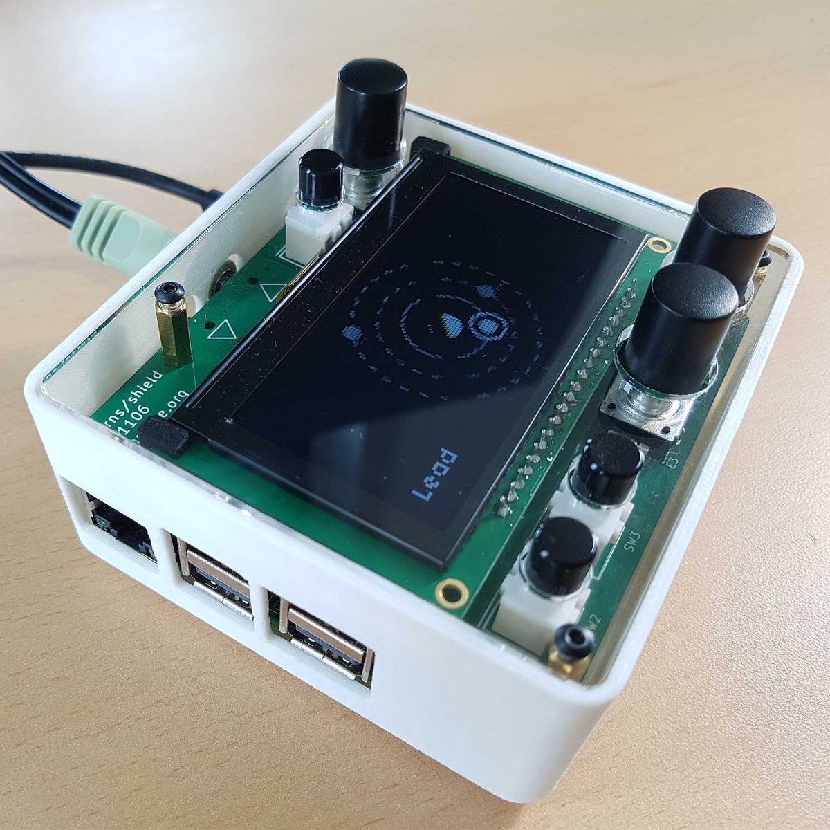 Monome Norns Shield - Fully built, needs RPi - DIY from 