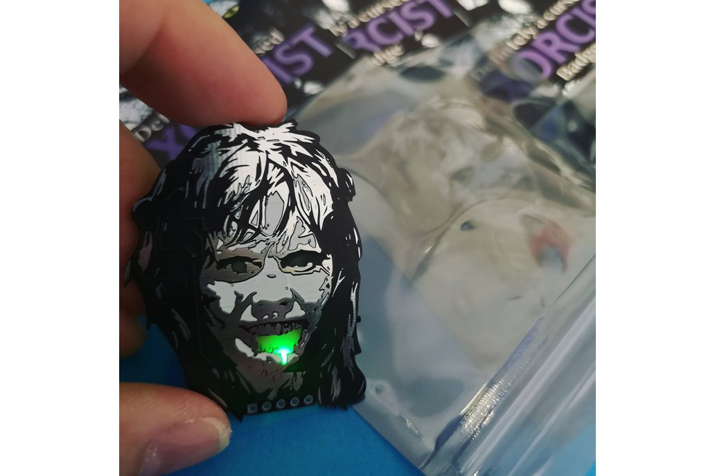 The Exorcist Themed Badge for Halloween 2023 1