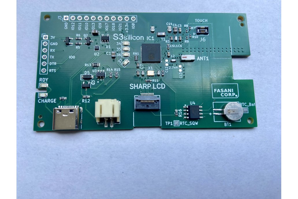 ESP32S3 Sharp memory LCD controller 1