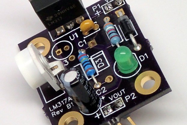 Adjustable LM317 kit, Arduino pre-regulator