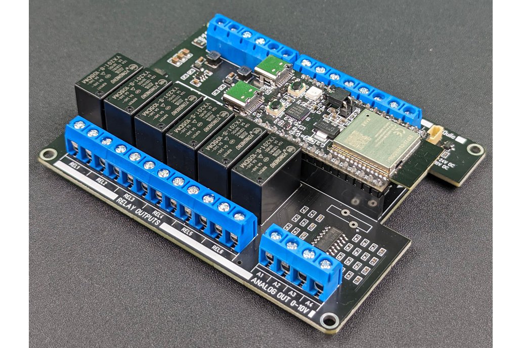 CANADUINO® ESP32 PLC-100 V1 for Espressif ESP32-C6 1