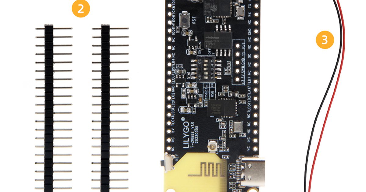 LILYGO® T-Zigbee ESP32-C3 TLSR8258 from Lilygo on Tindie