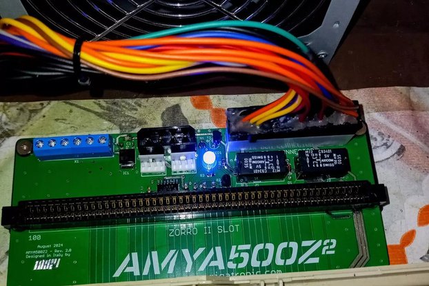 AMYA500Z2 Amiga 500 Zorro 2 II Side Expansion Card
