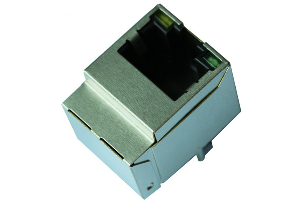1840419-3 10/100 Base-T Vertical RJ45 Connector 1