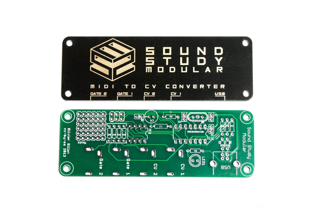 Sound Study MIDI 2 CV PCB, Panel & IC - Console 1
