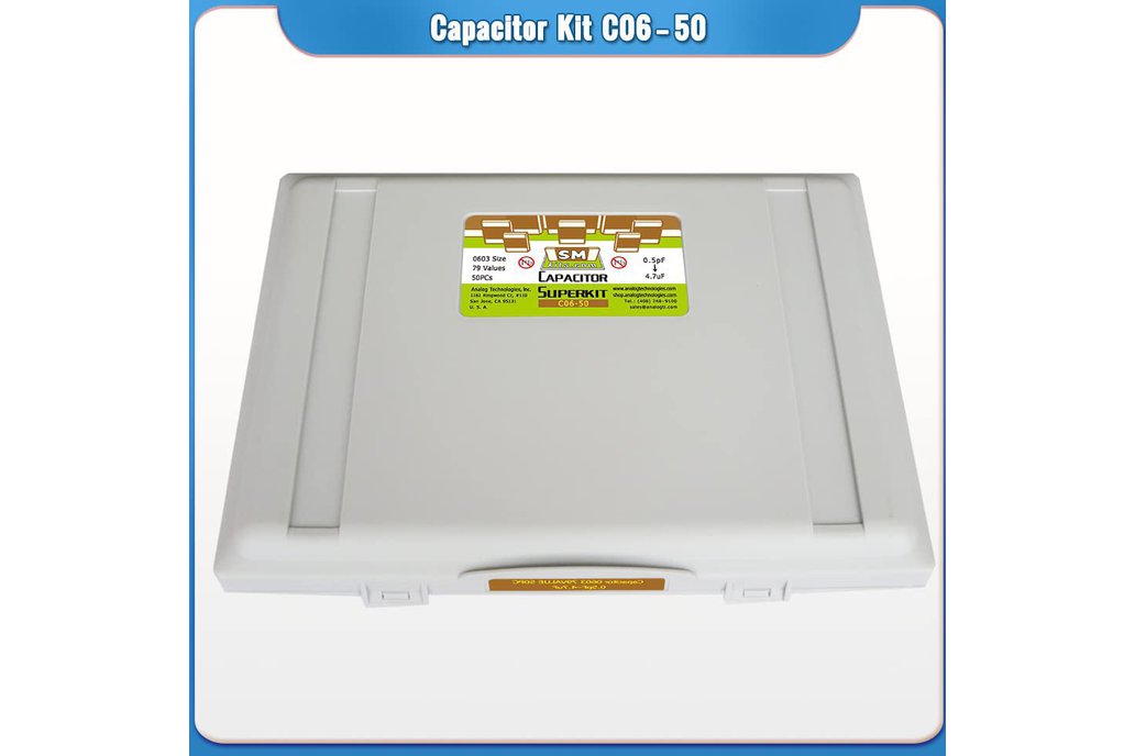 C06-500 Super Surface Mount 1% Capacitor Kit 1