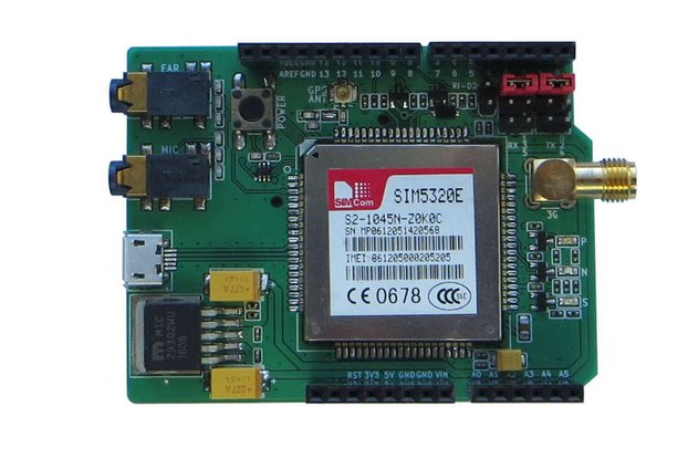 3G/GPS SIM5320(E/A) Arduino Shield