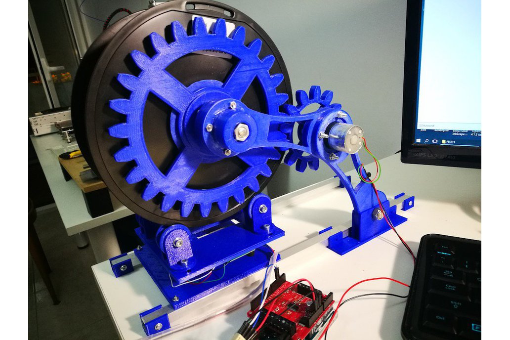 Arduino controlled 3D filament dispenser 1